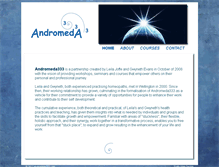 Tablet Screenshot of andromeda333.com
